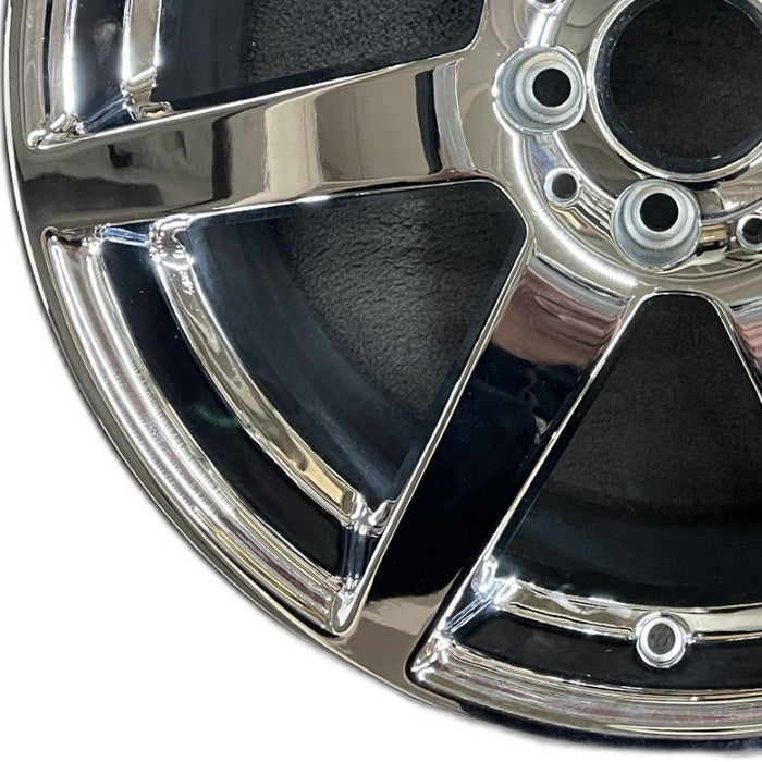18" MERCEDES C-CLASS 12 204 Type; C250 18x8 7 spoke Original OEM Wheel Rim - Back View