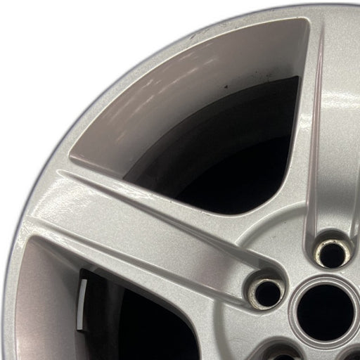 20" DEFENDER 20-24 20x8.5 5 spoke grooved spoke silver Original OEM Wheel Rim - Angle View