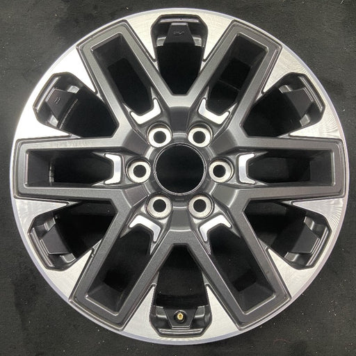 20" SEQUOIA 23-24 20x8 open spoke 6 spoke matte black Original OEM Wheel Rim - Front View