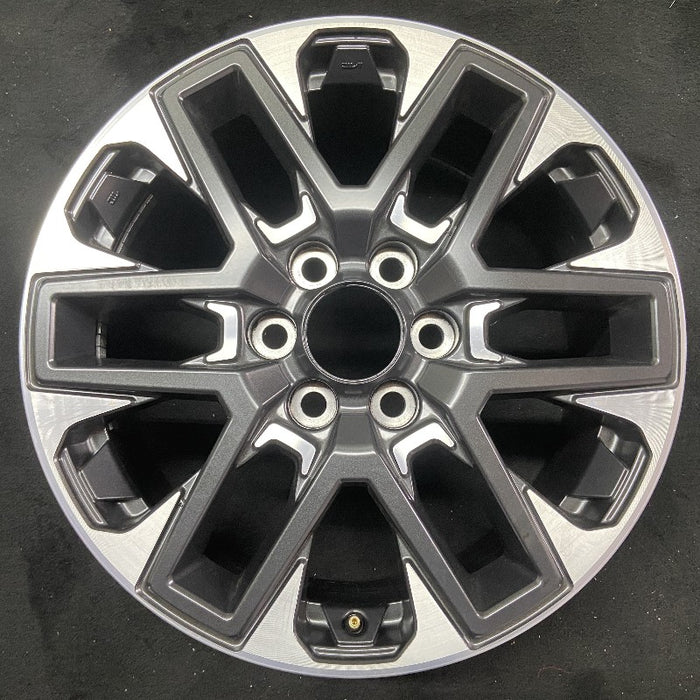 20" SEQUOIA 23-24 20x8 open spoke 6 spoke matte black Original OEM Wheel Rim - Front View