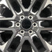 20" SEQUOIA 23-24 20x8 open spoke 6 spoke matte black Original OEM Wheel Rim - Angle View