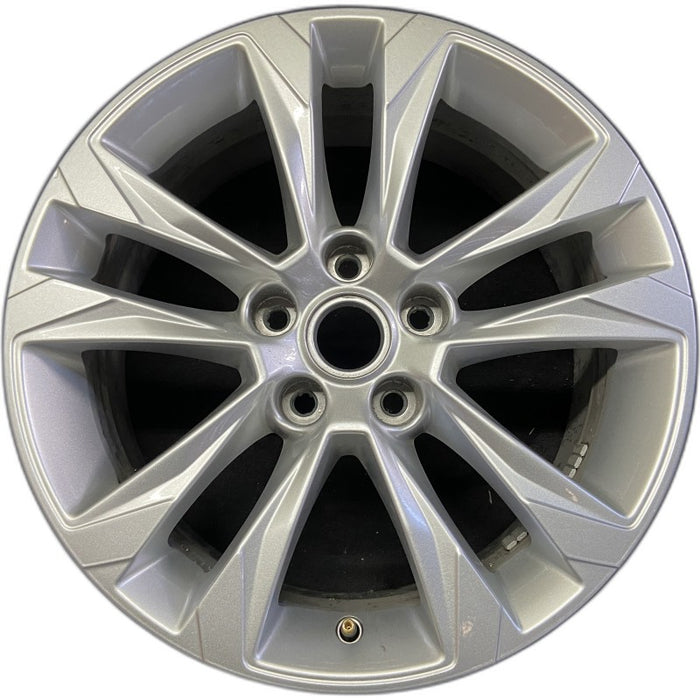 17" TRAILBLAZER 21-23 17x7.5 5 double spoke silver opt Q6W Original OEM Wheel - Front View
