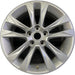 17" TRAILBLAZER 21-23 17x7.5 5 double spoke silver opt Q6W Original OEM Wheel - Front View