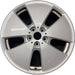 19" BMW i3 14-19 19x5 , 5 spoke, wide spoke Original OEM Wheel Rim - Front View