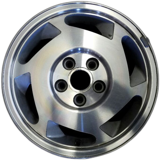16" CORVETTE 88-89 16x8.5 frt L. Original OEM Wheel Rim - Front View