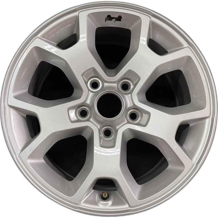 17" WRANGLER 21 17x7.5, , aluminum, Y spoke, , silver Original OEM Wheel Rim - Front View