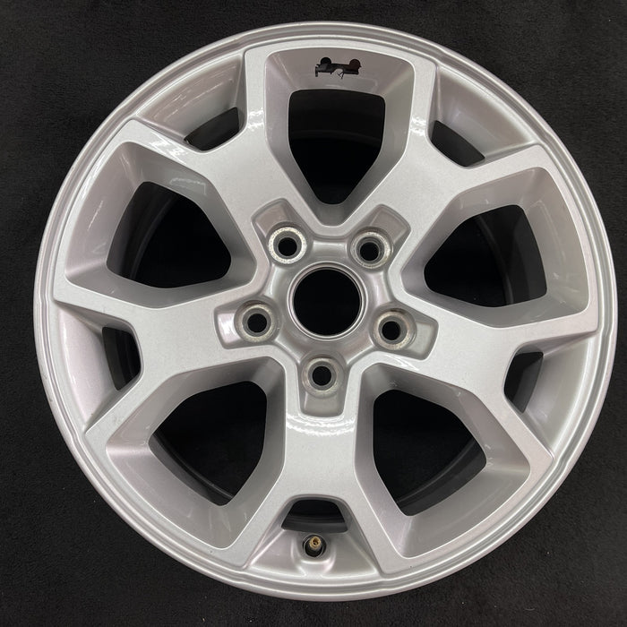 17" WRANGLER 21 17x7.5, , aluminum, Y spoke, , silver Original OEM Wheel Rim - Angle View