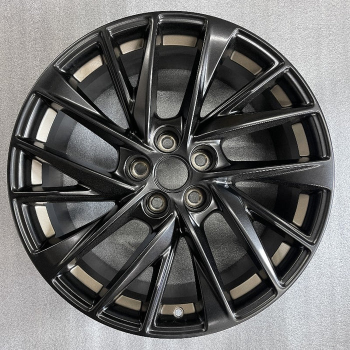 20" CT5 23 20x8.5 gloss black with brze accent opt SKW Original OEM Wheel Rim - Front View