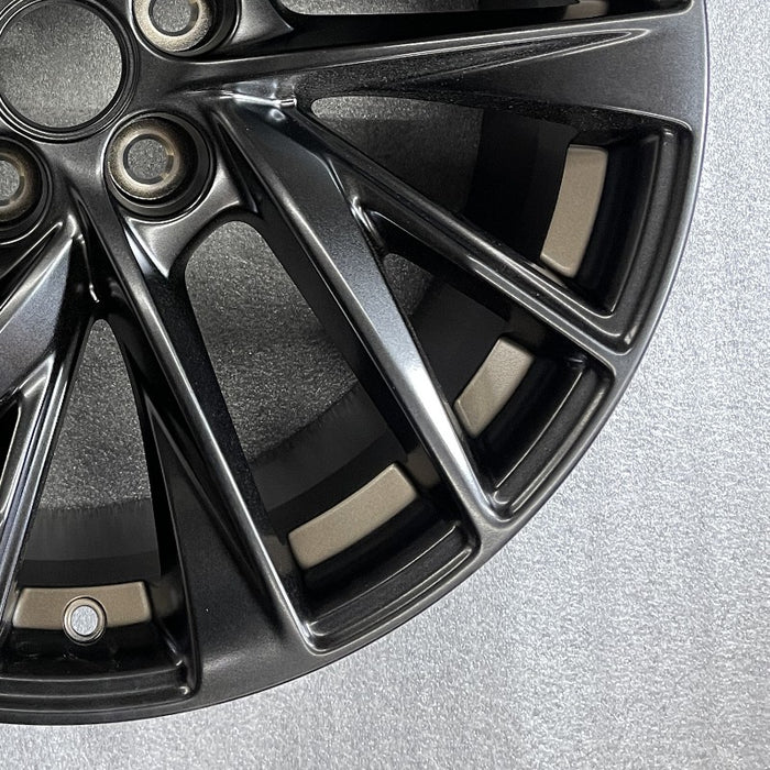 20" CT5 23 20x8.5 gloss black with brze accent opt SKW Original OEM Wheel Rim - Back View