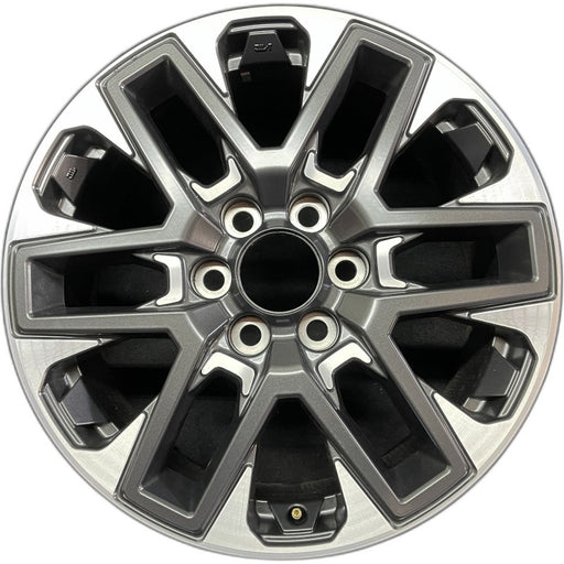 20" SEQUOIA 23-24 20x8 open spoke 6 spoke matte black Original OEM Wheel Rim - Front View
