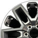 20" SEQUOIA 23-24 20x8 open spoke 6 spoke matte black Original OEM Wheel Rim - Angle View