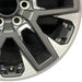 20" SEQUOIA 23-24 20x8 open spoke 6 spoke matte black Original OEM Wheel Rim - Close-Up Detail