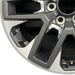 20" SEQUOIA 23-24 20x8 open spoke 6 spoke matte black Original OEM Wheel Rim - Back View