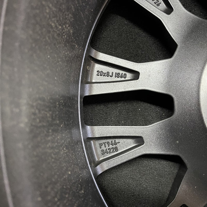 20" SEQUOIA 23-24 20x8 open spoke 6 spoke matte black Original OEM Wheel Rim - View 9