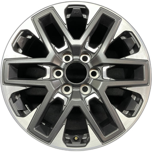 20" SEQUOIA 23-24 20x8 open spoke 6 spoke matte black Original OEM Wheel Rim - Front View