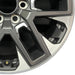 20" SEQUOIA 23-24 20x8 open spoke 6 spoke matte black Original OEM Wheel Rim - Close-Up Detail