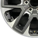 20" SEQUOIA 23-24 20x8 open spoke 6 spoke matte black Original OEM Wheel Rim - Back View