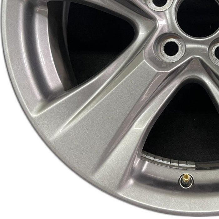 17" RAV4 19-25 17x7 alloy 5 spoke silver Original OEM Wheel Rim - Back View