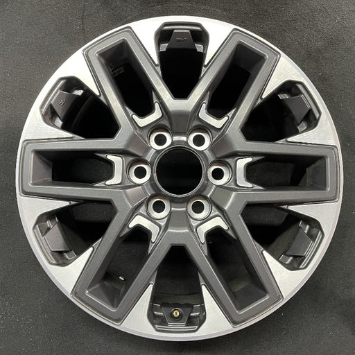 20" SEQUOIA 23-24 20x8 open spoke 6 spoke matte black Original OEM Wheel Rim - Front View