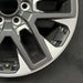 20" SEQUOIA 23-24 20x8 open spoke 6 spoke matte black Original OEM Wheel Rim - Back View