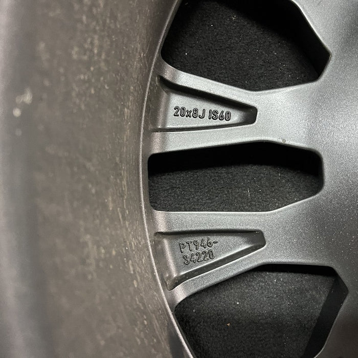 20" SEQUOIA 23-24 20x8 open spoke 6 spoke matte black Original OEM Wheel Rim - View 9