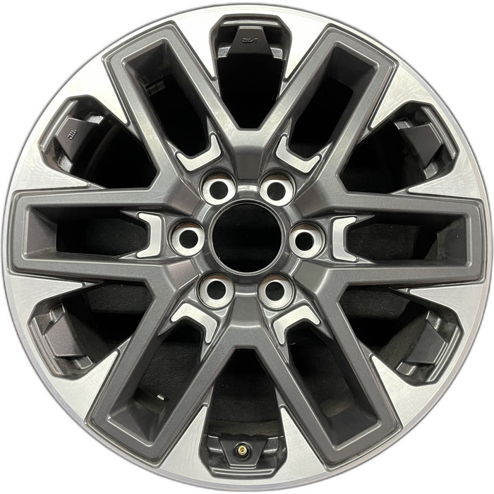 20" SEQUOIA 23-24 20x8, open spoke , machined face with black pockets Original - Front View