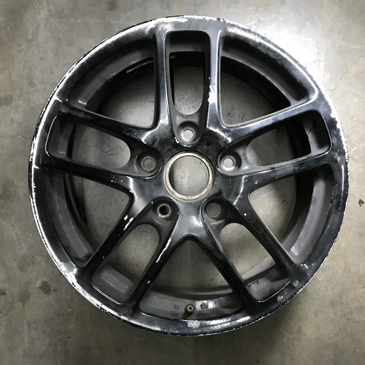 17" PORSCHE CAYMAN 08 17x6.5 5 double spoke Original OEM Wheel Rim - Front View