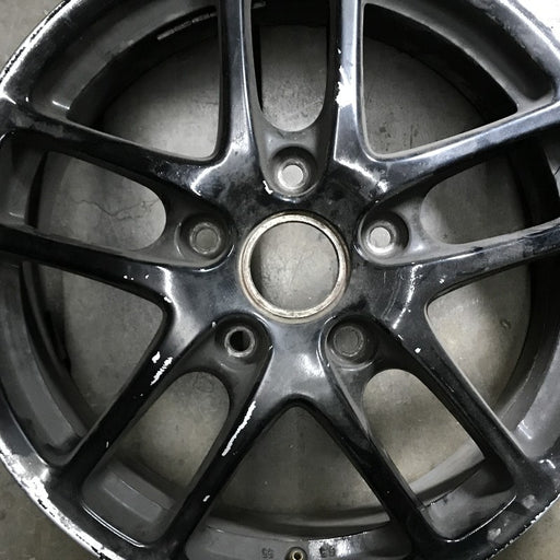 17" PORSCHE CAYMAN 08 17x6.5 5 double spoke Original OEM Wheel Rim - Angle View