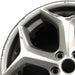 18" FOCUS 14 18x8 5 spoke alloy Y spoke design dark gray Original OEM Wheel Rim - Angle View