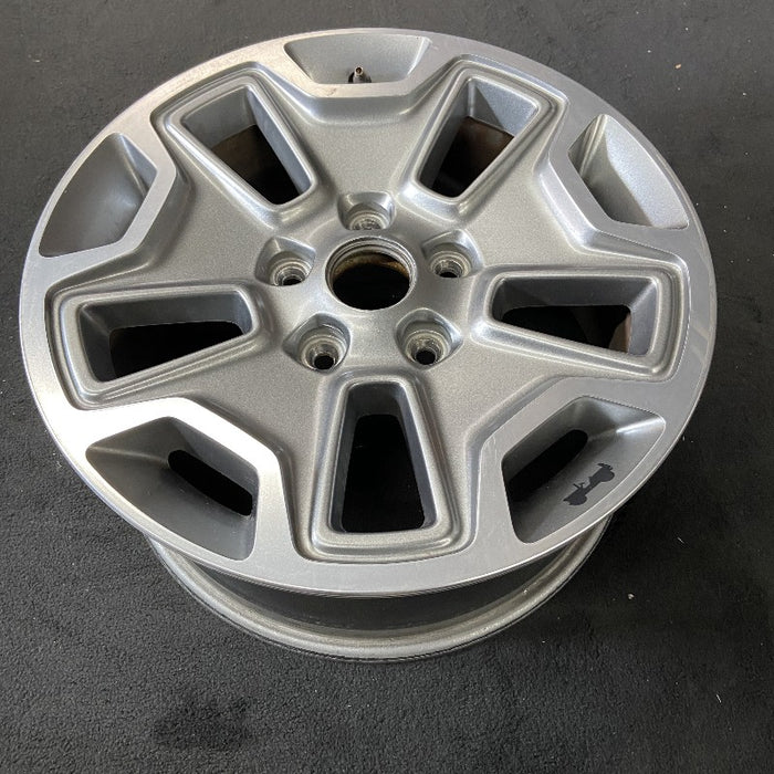17" WRANGLER 13 17x7.5 10 hole w/machined accent gray Original OEM Wheel Rim - View 8