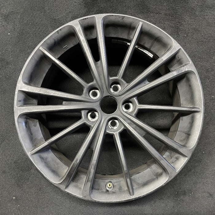 17" BR-Z 16 17x7 alloy dark gray w/o machined face Original OEM Wheel Rim - Front View