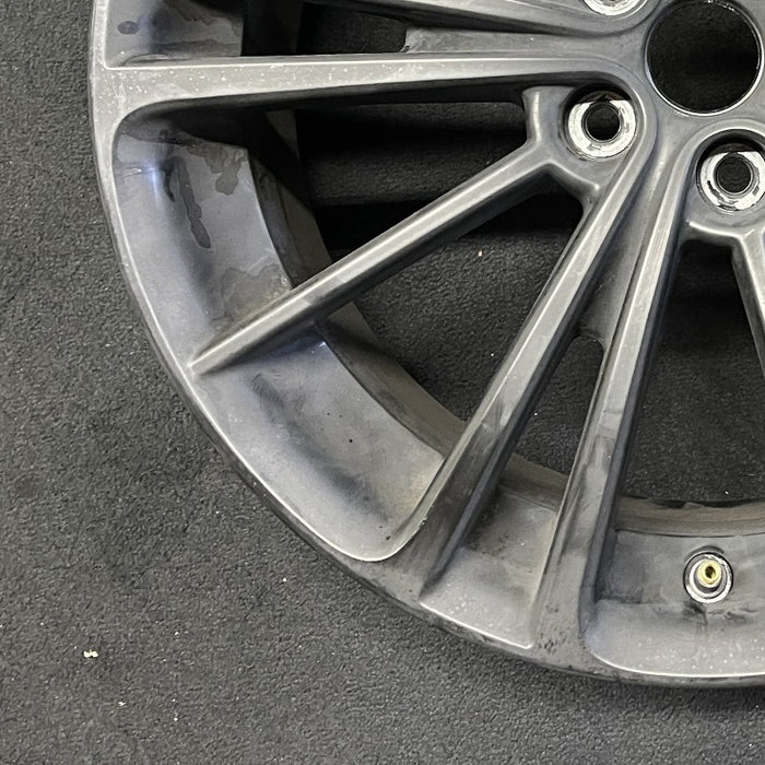 17" BR-Z 16 17x7 alloy dark gray w/o machined face Original OEM Wheel Rim - Additional View