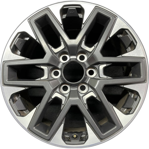 20" SEQUOIA 23-24 20x8 open spoke 6 spoke matte black Original OEM Wheel Rim - Front View