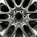 20" SEQUOIA 23-24 20x8 open spoke 6 spoke matte black Original OEM Wheel Rim - Angle View
