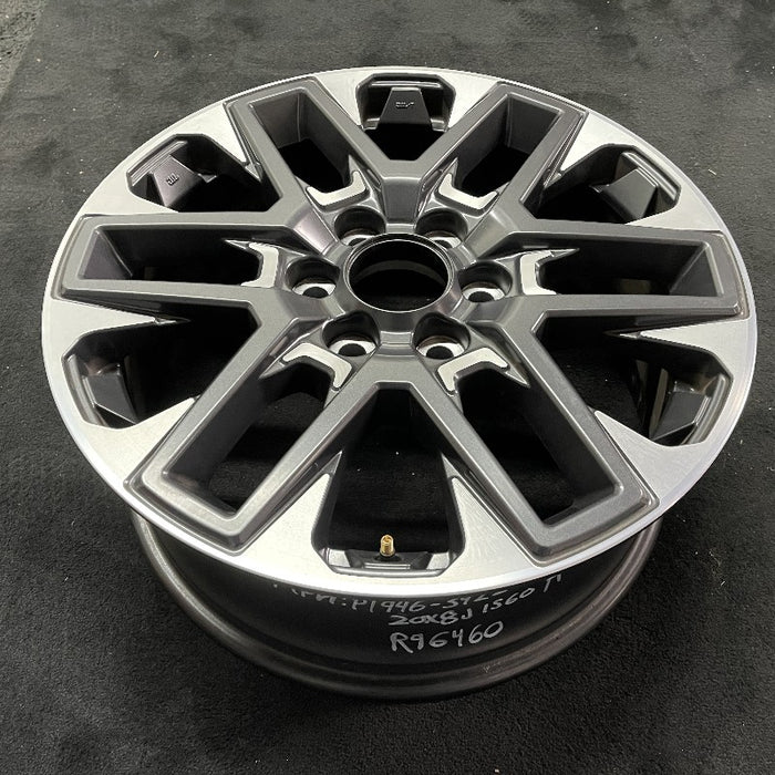 20" SEQUOIA 23-24 20x8 open spoke 6 spoke matte black Original OEM Wheel Rim - View 7