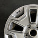 17" WRANGLER 13 17x7.5 10 hole w/machined accent gray Original OEM Wheel Rim - Side Profile