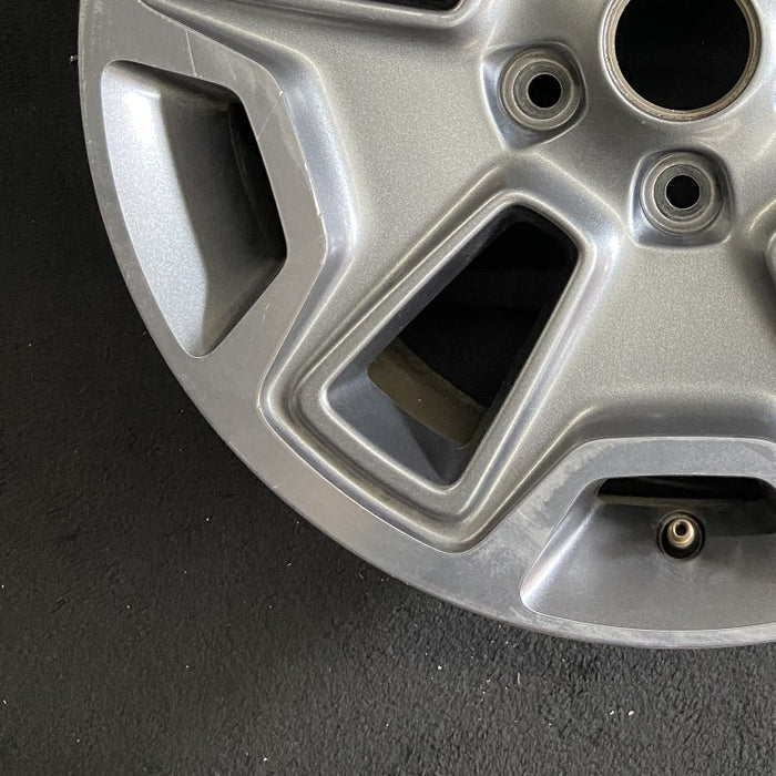 17" WRANGLER 13 17x7.5 10 hole w/machined accent gray Original OEM Wheel Rim - Additional View