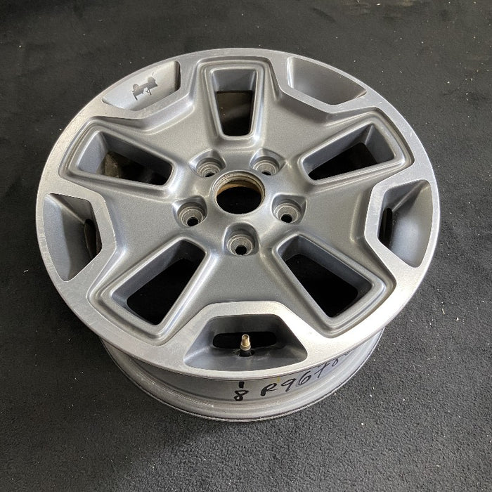 17" WRANGLER 13 17x7.5 10 hole w/machined accent gray Original OEM Wheel Rim - View 7