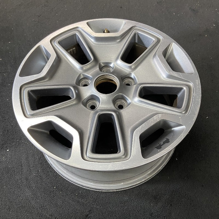 17" WRANGLER 13 17x7.5 10 hole w/machined accent gray Original OEM Wheel Rim - View 8