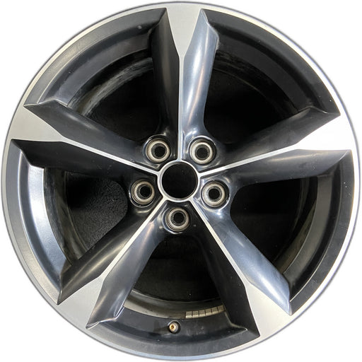 18" MUSTANG 18-23 18x8 , 5 spoke Original OEM Wheel Rim - Front View