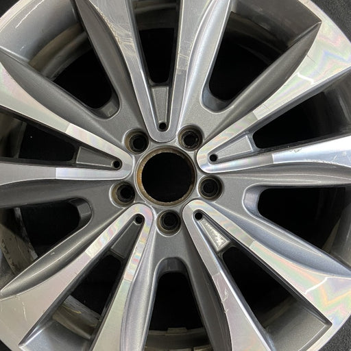 20" MERCEDES GL-CLASS 13-15 166 Type; GL350 20x8.5 10 spoke carved spokes - Angle View