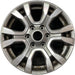 18" RANGER 19 18x8 aluminum 6 spoke machined face with pockets center in gray U - Front View
