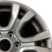 18" RANGER 19 18x8 aluminum 6 spoke machined face with pockets center in gray U - Side Profile