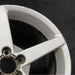 19" CORVETTE 05-07 19x10 rear 5 spoke silver opt QG6 Original OEM Wheel Rim - Close-Up Detail
