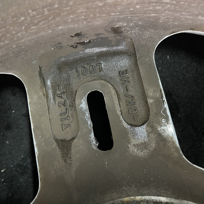 16" EXPLORER 02-03 4 Dr exc. Sport Trac; 16x7 aluminum 5 double spokes w/openings in spokes sparkle silver finish Original OEM Wheel Rim