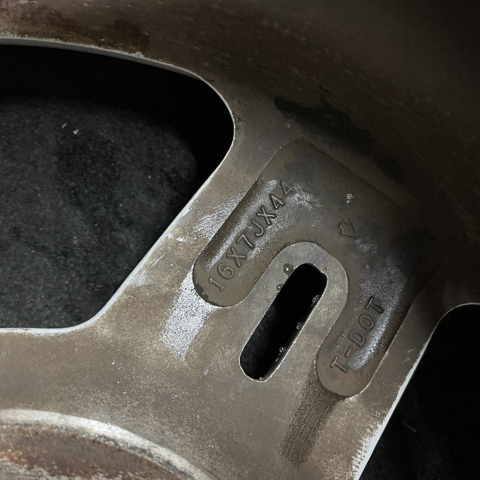 16" EXPLORER 02-03 4 Dr exc. Sport Trac; 16x7 aluminum 5 double spokes w/openings in spokes sparkle silver finish Original OEM Wheel Rim