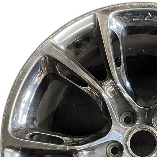 20" GRAND CHEROKEE 14 20x10 10 open spokes black chrome opt WF9 Original OEM - Angle View