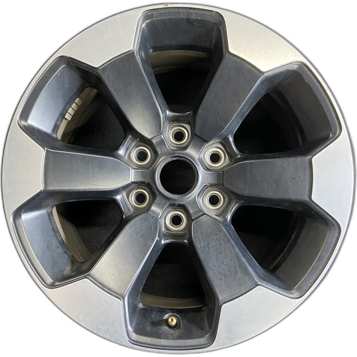 18" DODGE 1500 PICKUP 19-21 , 18x8 , , 6 spoke, opt WBT Original OEM Wheel Rim - Front View