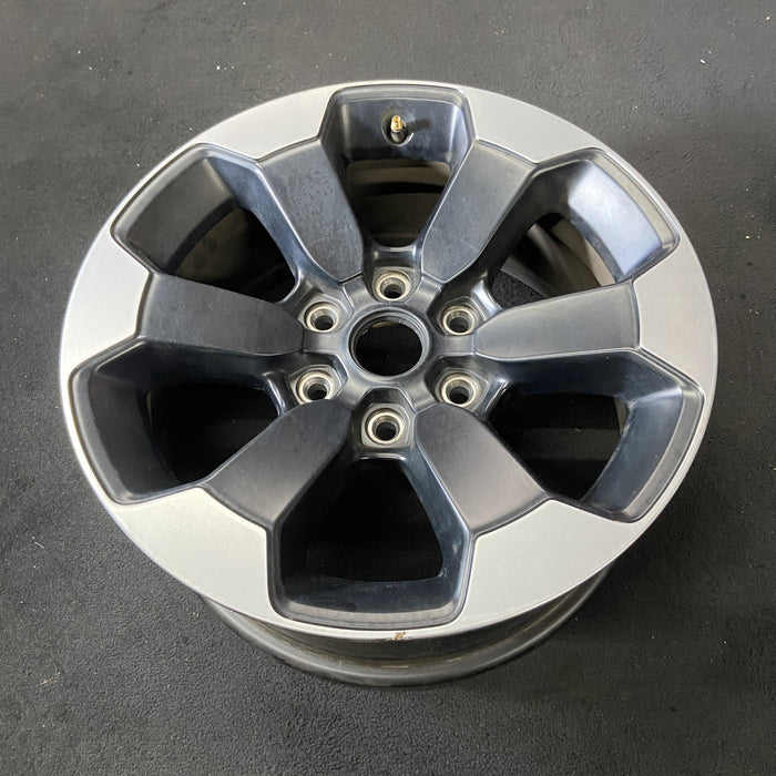 18" DODGE 1500 PICKUP 19-21 , 18x8 , , 6 spoke, opt WBT Original OEM Wheel Rim - Close-Up Detail