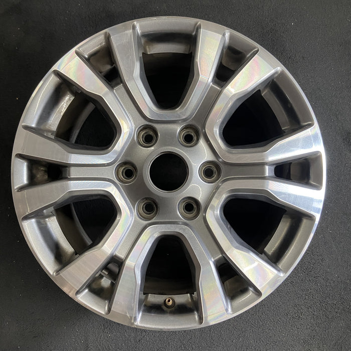 18" RANGER 19 18x8 , 6 spoke, machined face with pockets , U spoke Original OEM - Angle View